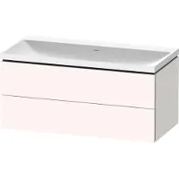Duravit L-Cube c-shaped Set wandhängend, 2 Schubkästen, ohne Überlauf, ohne Hahnloch, 1000x480x480mm, LC6952N84840000