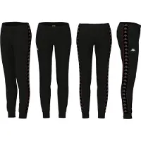 Kappa Jogginghose 303R5K0 Schwarz Slim Fit