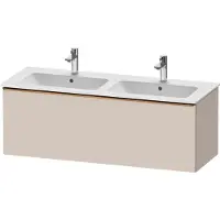 Duravit D-Neo Waschtischunterbau wandhängend, 1280x440x462mm, 1 Auszug, mit Griff Bronze gebürstet, DE4265004910000