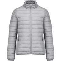 Kariban Herren Steppjacke Outdoor Basic Patch Jacke Winterjacke, Größe:3XL, Farbe:Marl Silver