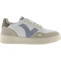 Victoria für Herren. 1257101 Mehrfarbige Turnschuhe aus Leder von Seul (40), Wohnung, 3 bis 5 cm, Schnürsenkel, Lässig