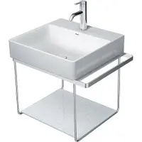 Duravit Metallkonsole DuraSquare 56,5x45cm, wandhängend, chrom