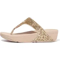 FitFlop Lulu Glitzer-Zehentrenner aus PolyurethanGlitzer GOLD 38