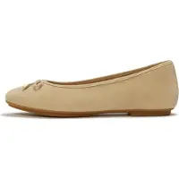 FitFlop Damen Delicato Schleife Wildleder Ballerina Cappuccino-Schuhgröße 39