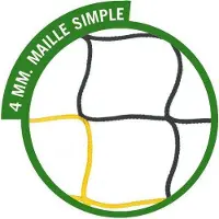 Sporti France 4 Mm Pp Simple Mesh 120 7.50x2.50x0.80x2 M Tornetz