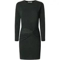 Pepe Jeans für Damen. PL9537725 Graues Kleid von Brais (L), Lässig, Baumwolle, Langarm