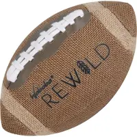 Waboba Rugbyball Rewild22,9 cm Jute/Gummi braun