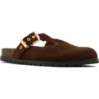 Steve madden Atticus Mules Brown Suede Größe: 39 | Flip-Flops Outlet | Damen | Braun
