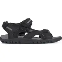 Geox Uomo Sandal Strada Sandalette Schwarz