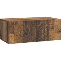 vidaXL Wandmontierter TV-Schrank 98 x 41 x 30 cm Altholz Holzwerkstoff