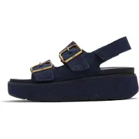 Original Brands FitFlop Gen-FF Max Buckle Denim Back-Strap Sandals BLAU 42