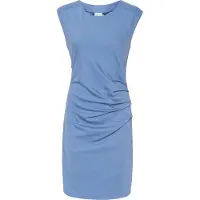 Kaffe Midikleid "Damen Kleid India", Damen, Gr. XXL, N-Gr, blau (quiet harbor), Obermaterial: 80% Polyester PES. 17% Viskose CV. 3% Elasthan EL., Kleider Midikleid