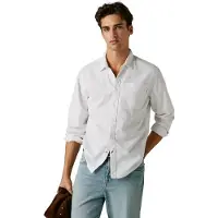 Pepe Jeans für Herren. PM3091203 Hemd Pavel weiß (XL), Lässig, Baumwolle, Langarm