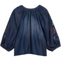 Desigual Jeanshemd 26SWBW16 Dunkelblau Relaxed Fit