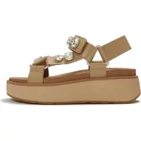 Original Brands Damen Gen-FF Max Ultra-Jewel Leder-Fersenriemen-Sandalen Cappuccino-Schuhgröße 42