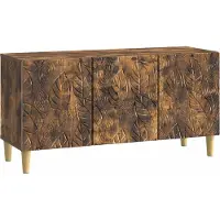 vidaXL TV-Schränk 99 x 34,5 x 50 cm Geräucherte Eiche Holzwerkstoff