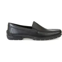 Geox Herren U Moner W 2fit Mokassins, Schwarz, 39 EU
