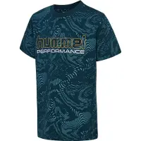 Hummel Aop Logo Kurzarm-t-shirt