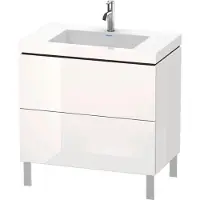 Duravit LC6937O8080 WTU L-Cube m. Vero Air 698x800x480mm