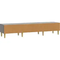 vidaXL TV-Schränk 147 x 34,5 x 30 cm Grau Sonoma Holzwerkstoff