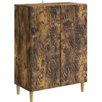 vidaXL Sideboard Geräucherte Eiche 66 x 34,5 x 90 cm Holzwerkstoff