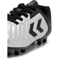 Hummel Top Star FG LC 2.0 JR Kinder Fußballschuhe Kickschuhe silber/schwarz 234862-2250, Schuhgröße:28 EU