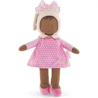 Corolle 10160, Puppe aus Stoff, Weiblich, Junge/Mädchen, 250 mm, 70 g, Braun, Pink