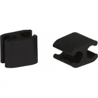 Elvedes Schachtel mit 50 Kabelclips duo Kunststoff