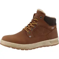 Tom Tailor Winterboots , Damen, Gr. 41, braun, Lederimitat, Textil, unifarben mit Farbeinsatz, Schuhe Winterboots, Plateau, Schnürboots, High Top-Sneaker mit Innenreißverschluss