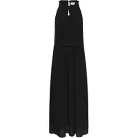 Kaffe Midikleid "Damen Kleid KAbelle", Damen, Gr. 40, N-Gr, schwarz (schwarz deep cc), Obermaterial: 100% Polyester PES., Kleider Midikleid