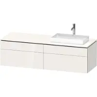 Duravit LC4871R22220000 Konsolen-WTU wh L-Cube 550x1600x482mm