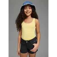 Bruno Banani T-Shirt "2er Pack Tank Tops, modische Basics für Mädchen" Packung, 2, 2 tlg. ohne Ärmel, Basic Passform, unifarben, aus Baumwolle und Elasthan