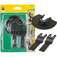 Wolfcraft Multi-Tool Sägeblatt-Set: Holz, Metall, Kunststoff