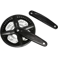 P2r MTB Alu-Kettenrad (Gehäuse) mit Kettenschutz X 9V.170 mm 48-38-28