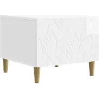 vidaXL Couchtisch Hochglanz Weiß 50 x 49 x 40 cm Holzwerkstoff