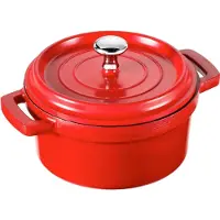 Lacor 25909 Rund Rotbratentopf Gießen Aluminium Durchmesser 9,5 cm