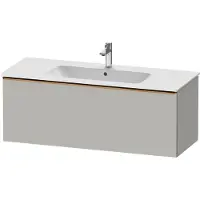 Duravit D-Neo Waschtischunterbau wandhängend, 1210x440x462mm, 1 Auszug, mit Griff Bronze gebürstet, DE4264004070000, Farbe: Betongrau Matt Dekor