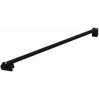 Duschparadies Stabilisierungsstange 45cm Stabilisator Für 6-8mm Glas Walk-in Dusche Glas Seitenwand Schwarz