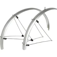Stronglight Paar Schutzbleche city-vtc Gestänge mit Befestigung classic inox 28"