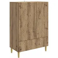 vidaXL Sideboard Artisan-Eiche 66 x 34,5 x 95 cm Holzwerkstoff