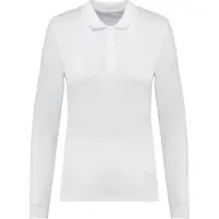 Kariban Damen Piqué-Polohemd lange Ärmel Bio180