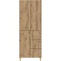 vidaXL 2 Stk. Artisan-Eiche