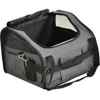 Nanook Tiertragetasche / Auto Transporttasche anthrazit 43 x 37 cm