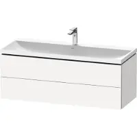 Duravit Möbel-Set L-Cube 120x48x48cm, m Hahnl., we. ma, 2 Schub.