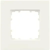 Siemens miro Kunststoff tws Rahmen 1-f, Weiß, Holz, Schraubenlos, Glänzend, IP20, 90 mm