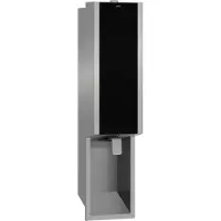 Kwc AR Seifenspender, EXOS, Edelstahl, UP, 124x500x120 mm, Front ESG schwarz