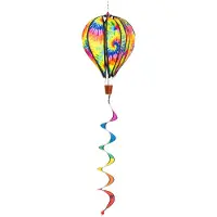 HQ Windspiel Hot Air Balloon Twist Tie Dye