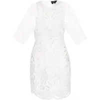 Faina Kleid Frauen Weiß
