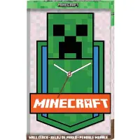 Minecraft Mdf-wanduhr Grün Grün One Size