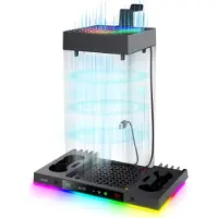 IPEGA , Multifunktions-Ladestation mit Headsethalter für Xbox, Schwarz